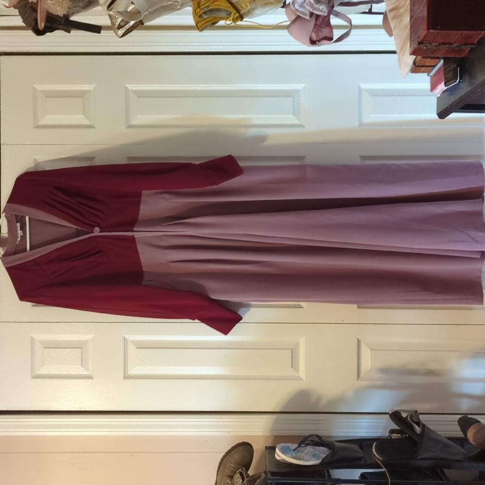 Miss Candyfloss Jumpsuit Burgundy and Pink 2xl